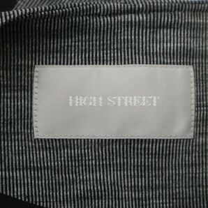 HIGH STREET ハイストリート春夏 リネン混★ ベスト ジレ Sz.M メンズ グレー C4T00143_1#Mの画像5