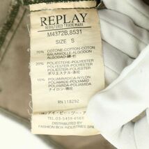 REPLAY リプレイ 通年 長袖 ナイロン混 ワーク シャツ Sz.S　メンズ　　C2T12732_C#C_画像9