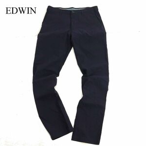 EDWIN エドウィン K80034 春夏 クール★ レギュラー ストレッチ チノ パンツ チノパン Sz.M　メンズ ネイビー　C4B00143_1#R