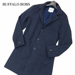 BUFFALO BOBS バッファローボブス 通年 スプリング★チェスターコート Sz.2　メンズ ネイビー　C4T00382_1#O