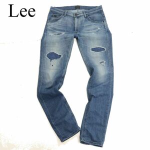 Lee リー × ナノユニバース 別注★ LB0060 リペア加工 ストレッチ スキニー デニム パンツ ジーンズ Sz.L　メンズ 日本製　C4B00491_1#R