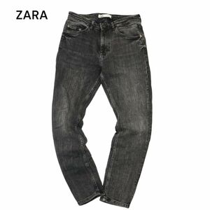 ZARA ザラ マン 通年 現行タグ★ USED加工 ストレッチ スキニー デニム パンツ ジーンズ Sz.30　メンズ　C4B00441_1#R