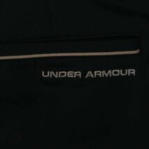 UNDER ARMOUR アンダーアーマー 通年 ロゴ刺繍★ ストレッチ カーゴ スラックス パンツ Sz.88　メンズ 黒 ゴルフ 大きい　C4B00437_1#R_画像8