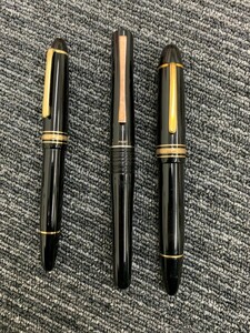 MONTBLANC モンブラン マイスターシュテュック No.149 18C 750 / NO.146 585 PILOT 585 まとめ　万年筆