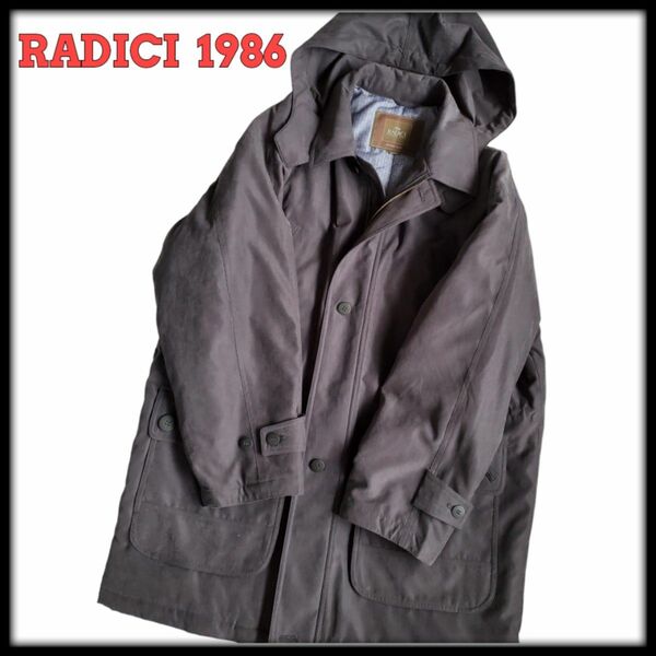 RADICI 1986 メンズ コート フード取り外し可能