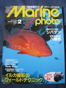 マリンフォト Marinephoto 1995 No.36　イルカ撮影のテクニック 　水中造形センター スキューバダイビング