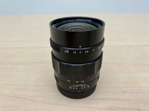 【1円スタート！最低落札なし！】単焦点レンズ:COSINA NOKTON 25mm　 F0.95 52mmマイクロフォーサーズマウント