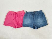 ★★ｂａｂｙｇａｐ　パンツ2枚セット　ピンク青ネイビー　サイズ８０★★_画像1