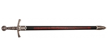 模造刀 メディーバルソード デニックス DENIX 6201 109cm シルバー ブラック レプリカ 剣 刀 ソード 西洋 ロングソード コスプレ ロング_画像1