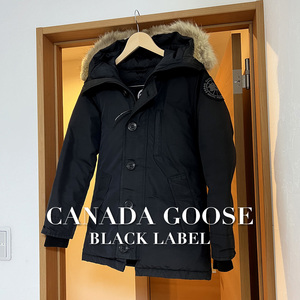 CANADA GOOSE カナダグース VANCOUVER ダウンジャケット BLACK LABEL ブラックレーベル XSサイズ 黒 アメリカンラグシー別注