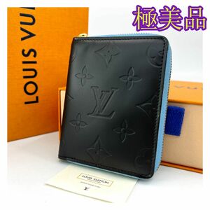 限定セール　極美品ルイヴィトン ブルームファスナーミニ 2W折財布 小銭入 LOUIS VUITTON