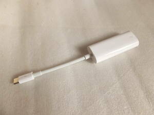 中古　Apple Thunderbolt 3 ( USB-C ) - Thunderbolt 2 アダプタ A1790