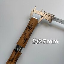 スピニング用　グリップ　8mm-9mm 天然木　自作　カスタム　ベイトロッド　 釣り　釣竿_画像6