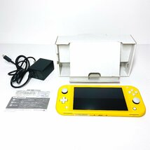 【649-1015-u】◎1円スタート◎Nintendo Switch Lite 任天堂 ニンテンドースイッチライト 本体 イエロー 黄色_画像4