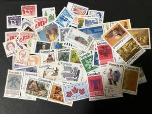 外国切手　カナダ　未使用55種