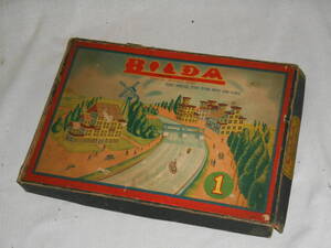  old tin plate construction model *BILDA* Bill daNo11925*