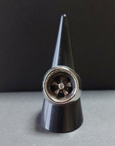 ☆silver　925 リング　車　ホイール　☆　シルバー　ペンダント　ピアス　ブレスレット　アクセサリー　950 ドクロ　造形良　新品展示品