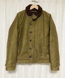 [IRON HEART] N-1 DECK JACKET デッキジャケット S 裏ボア 日本製 アイアンハート