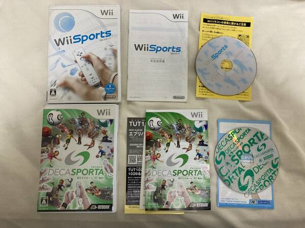 24-Wii-12　ニンテンドーWii　デカスポルタ　Wiiスポーツ　セット　動作品