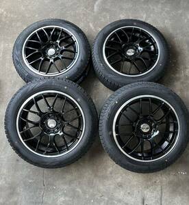 RAYS レイズ VOLK RACING WINNING F-ZERO ウィニング 鍛造 17×7J +42 PCD114.3 5穴 ハブ経73 PIRELLI ICE ZERO スタッドレス 195/60R17