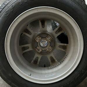 DUNLOP ダンロップ SP175L 155/80R14 2023年製 新車外しタイヤ 14×5.5J +38 PCD100 4穴 ホイール 中古の画像7