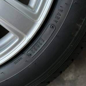 DUNLOP ダンロップ SP175L 155/80R14 2023年製 新車外しタイヤ 14×5.5J +38 PCD100 4穴 ホイール 中古の画像6