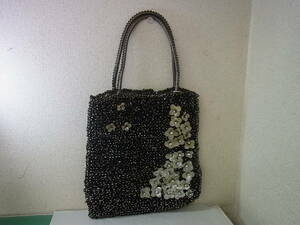 160106H80-0120H-A1*ANTEPRIMA* Anteprima wire shoulder bag black group floral print lady's bag antique 