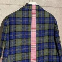 ONtheCORNER ITEM No.1592/COMMEdesGARCONS HOMMEPLUS コムデギャルソンオムプリュス ドッキングロック チェックジャケット 00aw size:L_画像7