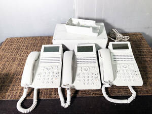 ◎★ 中古★NTT スマートネットコミュニティαA1 主装置 + 電話機 3台セット ビジネスフォン【A-MES-】CPT8