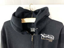 ★ 中古★Nortonノートン パーカー　XXL　刺繍ライン【Norton】CT3L_画像4