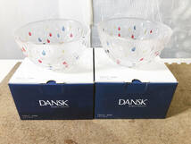 ◎★ 中古★DANSK サラダプレート、ミニフルーツボウル　4点セット　バブルコンフェティ【DANSK 】CUB8_画像3