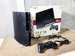 ◎★ 中古★SONY/ソニー　PlayStation3　PS3　プレステ3　ゲーム機　コントローラー・元箱付き【CECH-2500A】CUT8