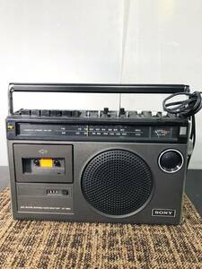 ◎★ 中古★SONY/ソニー　MIC MIXING SYSTEM　ラジオカセット　FM/AM ラジオカセットレコーダー【CF-1980】CQ95