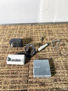 ◎★ 中古★SHARP/シャープ　ポータブルMDプレーヤー　再生専用　オーディオ機器【MD-ST600-A】CS6G