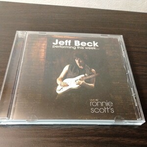 Jeff Beck ジェフ・ベック / performing this week... LIVE AT ronnie scott's 輸入盤 美品
