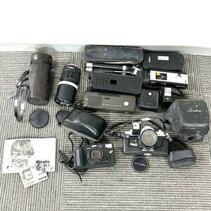 Y199 カメラ レンズ 三脚 まとめ MINOLTA ミノルタ Konica コニカ Canon キャノン National National ジャンク品 中古 訳あり