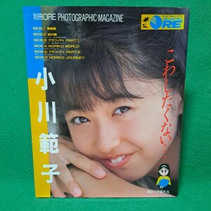 良品 小川範子 写真集 こわしたくない・・・ 昭和63年発行 送料230円