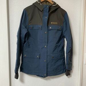 Columbia コロンビア ジャケット スノーボード ウェア サイズL ダークグレー 紺 ブルー メンズ アウトドア patagonia north face スキー