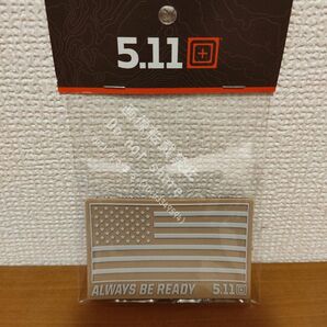 5.11タクティカル ミリタリーワッペン USAフラッグ 星条旗 ベルクロ サンド