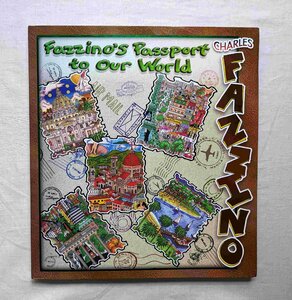 チャールズ・ファジーノ 3D ポップアート Charles Fazzino 洋書画集 Fazzino's Passport to Our World