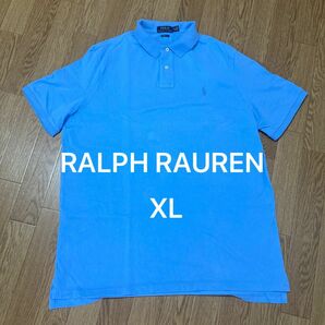 Ralph Lauren 半袖ポロシャツ XL 水色