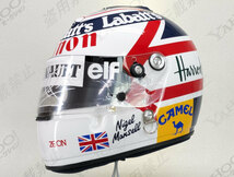 ナイジェル・マンセル レプリカヘルメット 1992年チャンピオン仕様 Arai GP-3K ウィリアムズ・ルノー FW14B Nigel Mansell Helmet F1_画像1