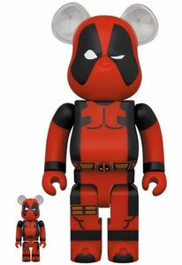 レア 新品未開封 BE@RBRICK DEADPOOL 100％ & 400％ベアブリック MEDICOM TOY メディコムトイ marvel