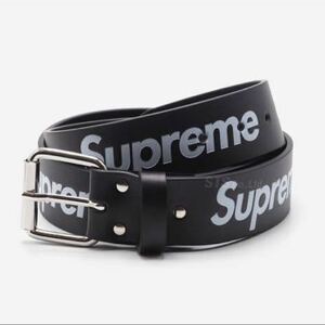 国内正規品 新品未開封 Supreme Repeat Leather Belt 黒 S/M シュプリーム - リピート レザー ベルト 2023SS supreme box logo