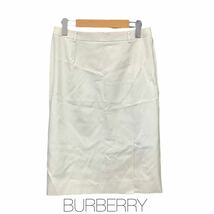 Burberry, バーバリー, スカート ,タイトスカート ,ホワイト ,古着, 42サイズ_画像1