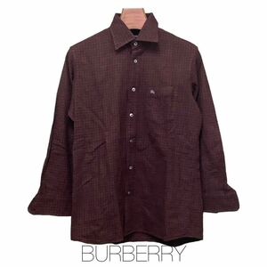 Burberry, バーバリー, 長袖シャツ ,長袖 ,シャツ ,チェック柄 ,古着, 三陽商会, Mサイズ