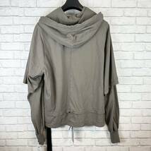 新品 本物 RICK OWENS DRKSHDW レイヤード パーカー_画像4