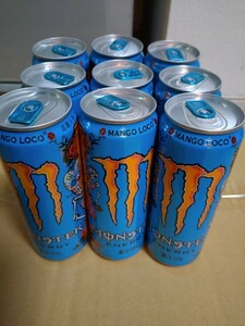 【1円開始】MONSTER ENERGY MANGO LOCO(モンスターエナジー マンゴーロコ)355ml×9本[エナジードリンク][0カロリー]賞味期限間近