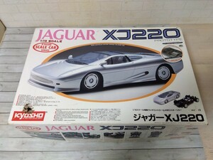 2■1/10 KYOSHO ラジコン JAGUAR ジャガー XJ220　フタバ　MC210CBアンプ　FP-R112JE受信機　FP-S148サーボ　動作未確認　ジャンク現状品