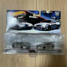 ★ホットウィール★ プレミアム2パック Nissan Skyline GT-R BNR32 BNR34 セット スカイライン gtr ミニカー hot wheels nismo ニスモ_画像1